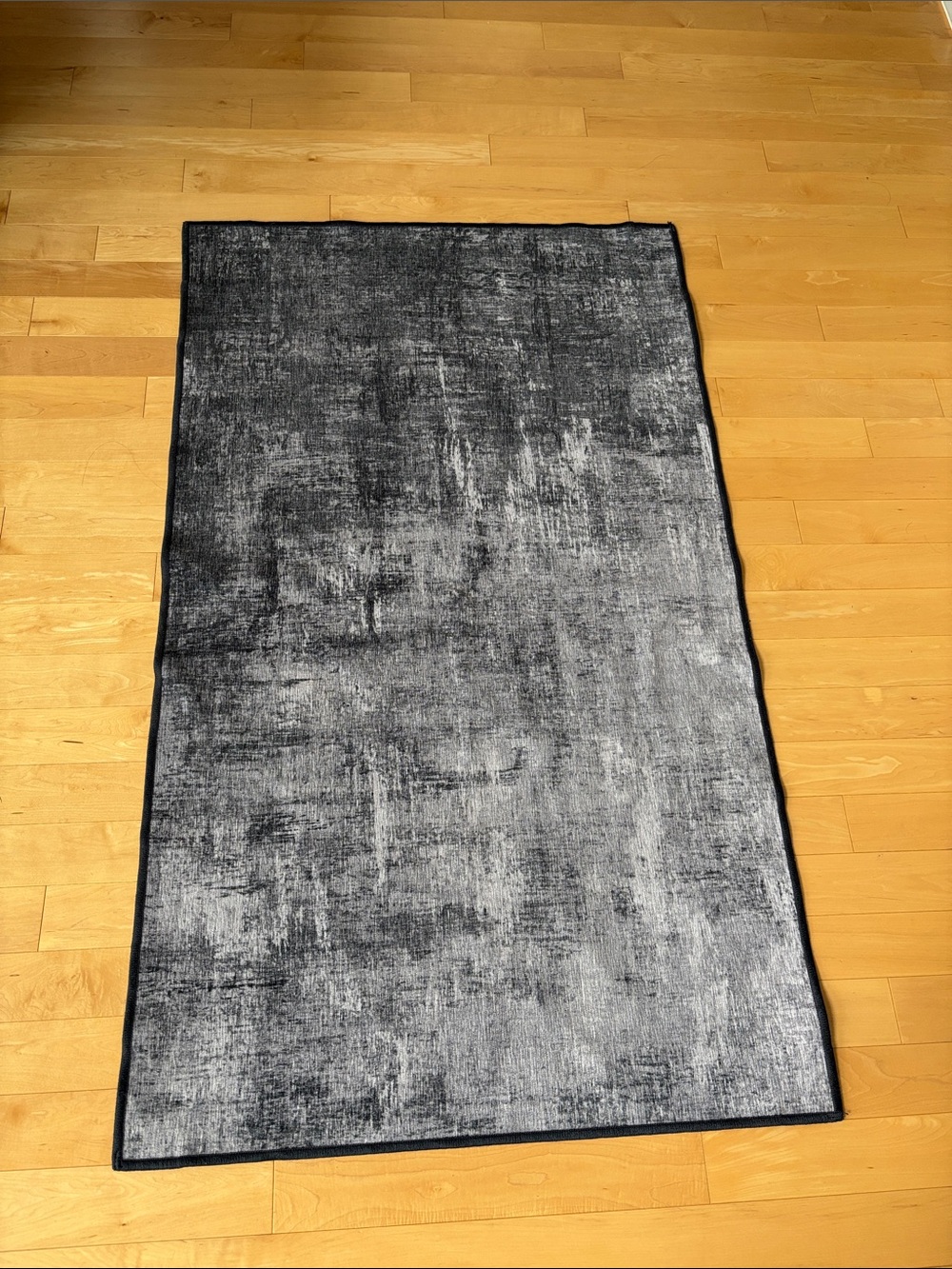 Ruggable Impasto Greyscale Flatwoven Rug 3x5